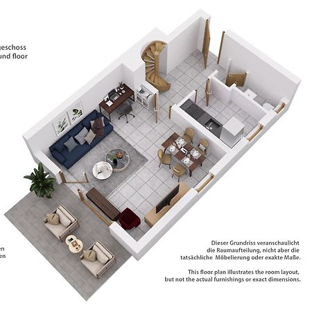 Moderne Maisonette Mit Garten Unterschleißheim Kültér fotó