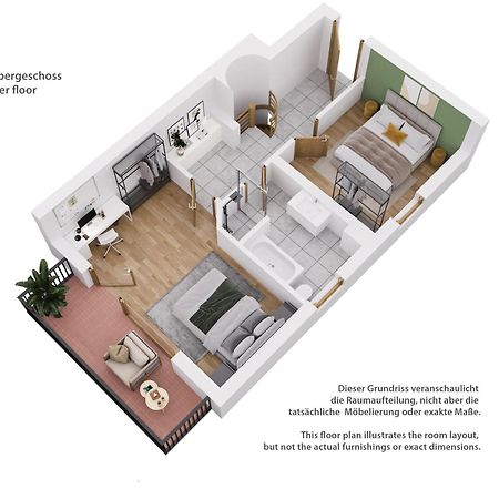 Moderne Maisonette Mit Garten Unterschleißheim Kültér fotó