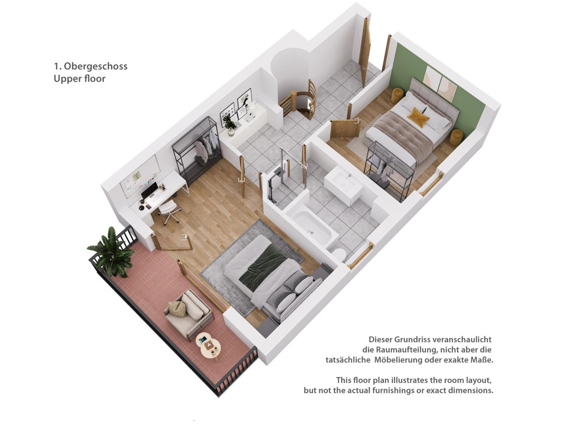 Moderne Maisonette Mit Garten Unterschleißheim Kültér fotó